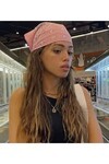 Gül Kurusu Unisex Desenli Bandana Cd136