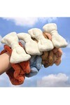 Kadın Taba Peluş Fiyonklu Lastikli Makyaj Bandı EB909