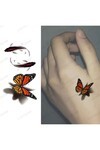 Unisex 3 Boyutlu Kelebek Geçici Dövme Cd229