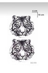 Unisex Aslan Desen Çoklu Geçici Dövme CD452