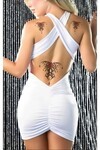 Unisex Gül ve Gotik Desen Geçici Dövme EB845