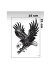 Unisex Kartal Geçici Dövme CD659