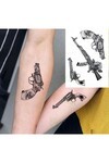 Unisex Keleş Silah Çoklu Geçici Dövme EB869