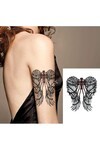 Unisex Melek Kanadı ve Zincir Desen Geçici Dövme EB700