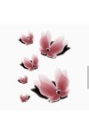 Unisex Pembe Çoklu Kelebek Geçici Dövme CD426