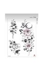 Unisex Renkli Çoklu Çiçek Desen Geçici Dövme CD392
