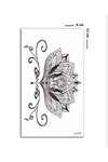 Unisex Siyah Mandala Desen Geçici Dövme