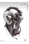 Unisex Viking Kadın Savaşçı Geçici Dövme CD624